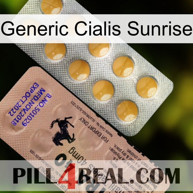 Generic Cialis Sunrise 41